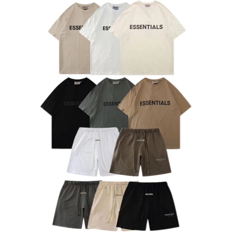 Essentials Fog Trendy Brand Heavy Couple Short-Sleeved Cotton High Street Inst-Shirt For Men And Women - Image 4